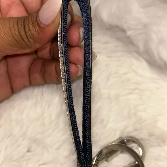 Louis Vuitton Damier Azur Dragonne Keychain